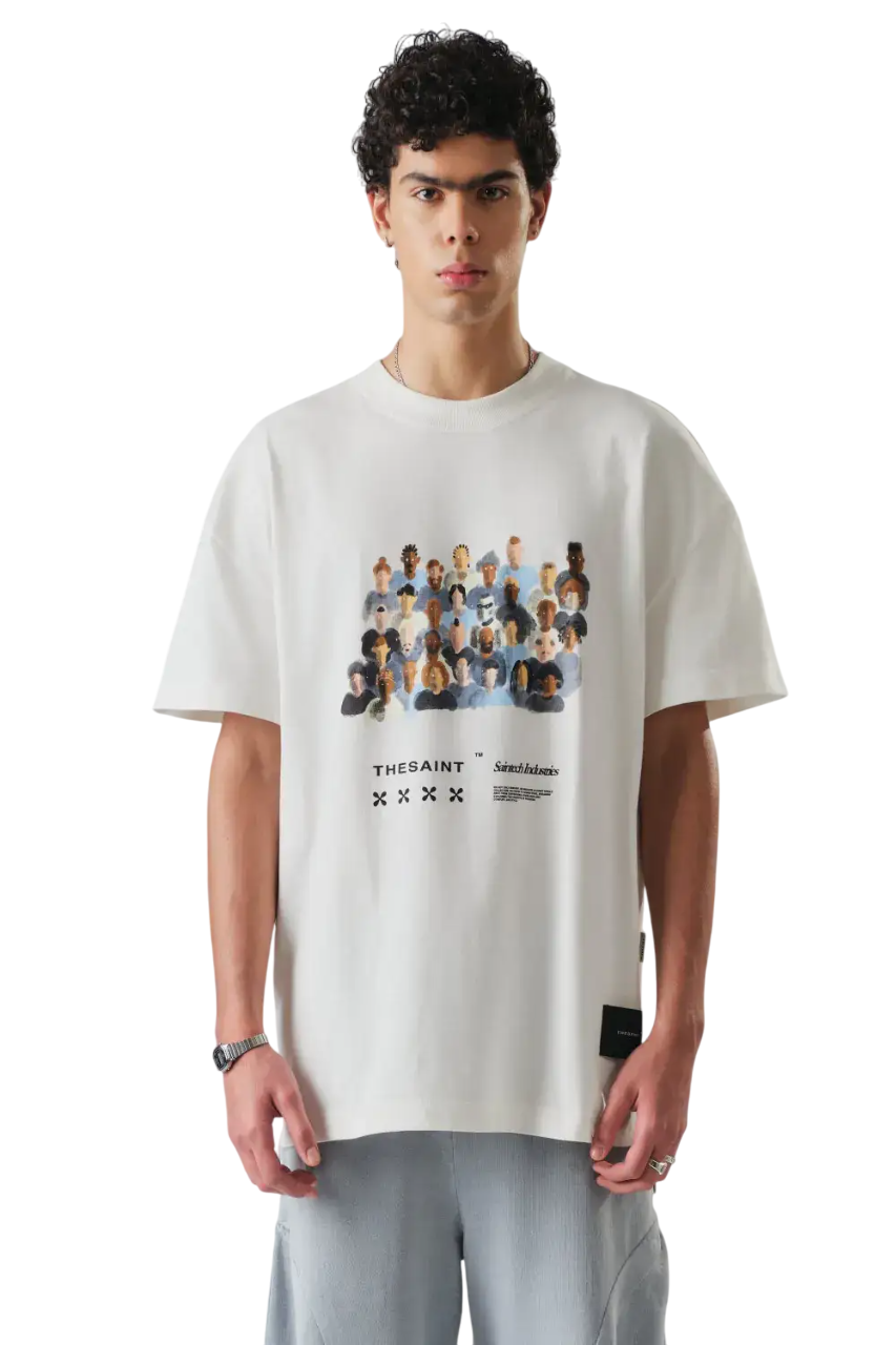 CAMISETA THESAINT MAFIA " BOXY ROBOT x HUMAN "