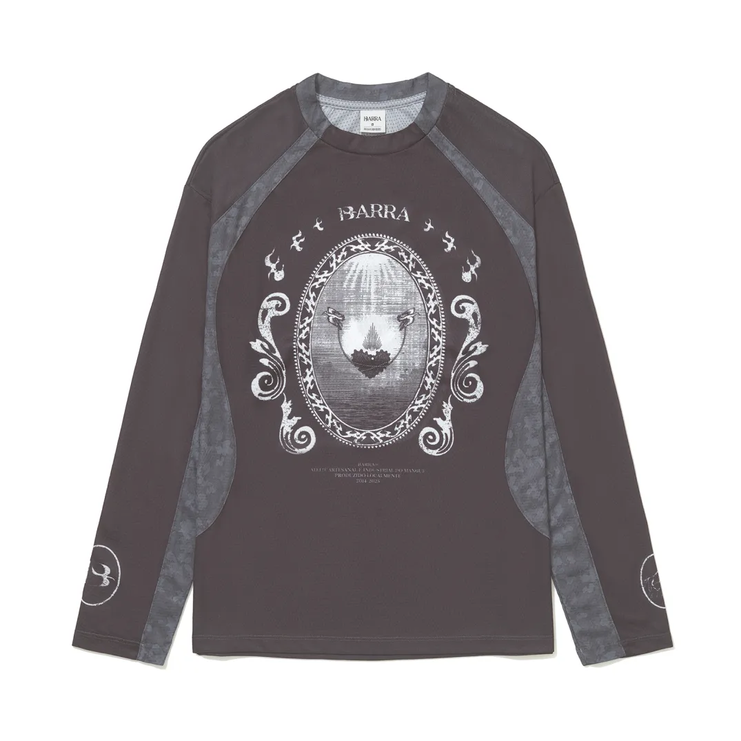 CAMISETA JERSEY MANGA LONGA BARRA CREW " BARRA ATELIÊ "