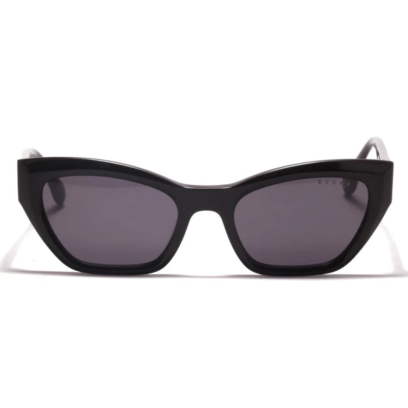ÓCULOS DE SOL EVOKE " EVK 42 A01 " - BLACK SHINE GRAY