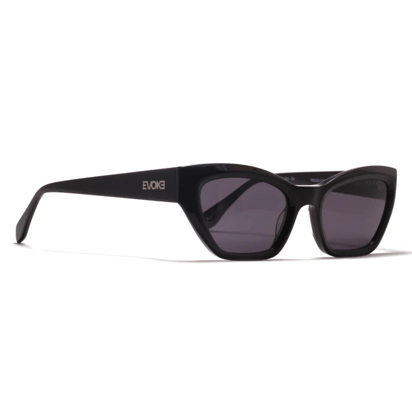 ÓCULOS DE SOL EVOKE " EVK 42 A01 " - BLACK SHINE GRAY