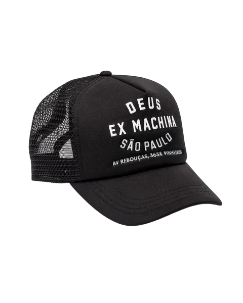BONÉ DEUS EX MACHINA " CLASSICS TRUCKER ADDRESS SÃO PAULO "