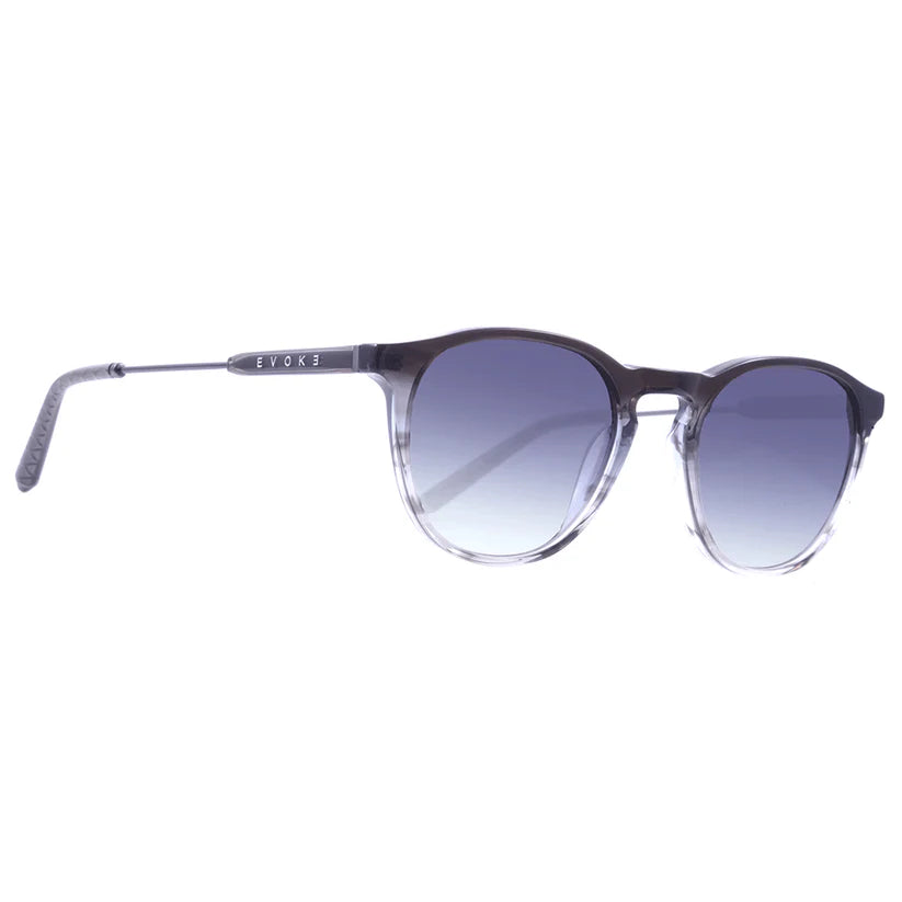 ÓCULOS DE SOL EVOKE X HENRIQUE FOGAÇA " SHELBY 02 HFG22S " - DEMI BLACK GRAY GRADIENT
