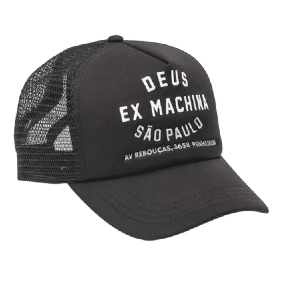 BONÉ DEUS EX MACHINA " CLASSICS TRUCKER ADDRESS SÃO PAULO "