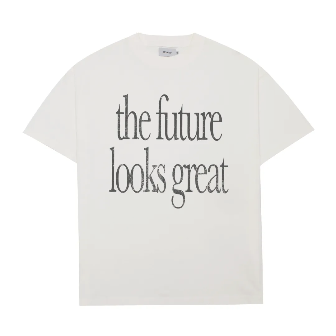CAMISETA APHASE " LOOKS GREAT T-SHIRT - OFF WHITE "