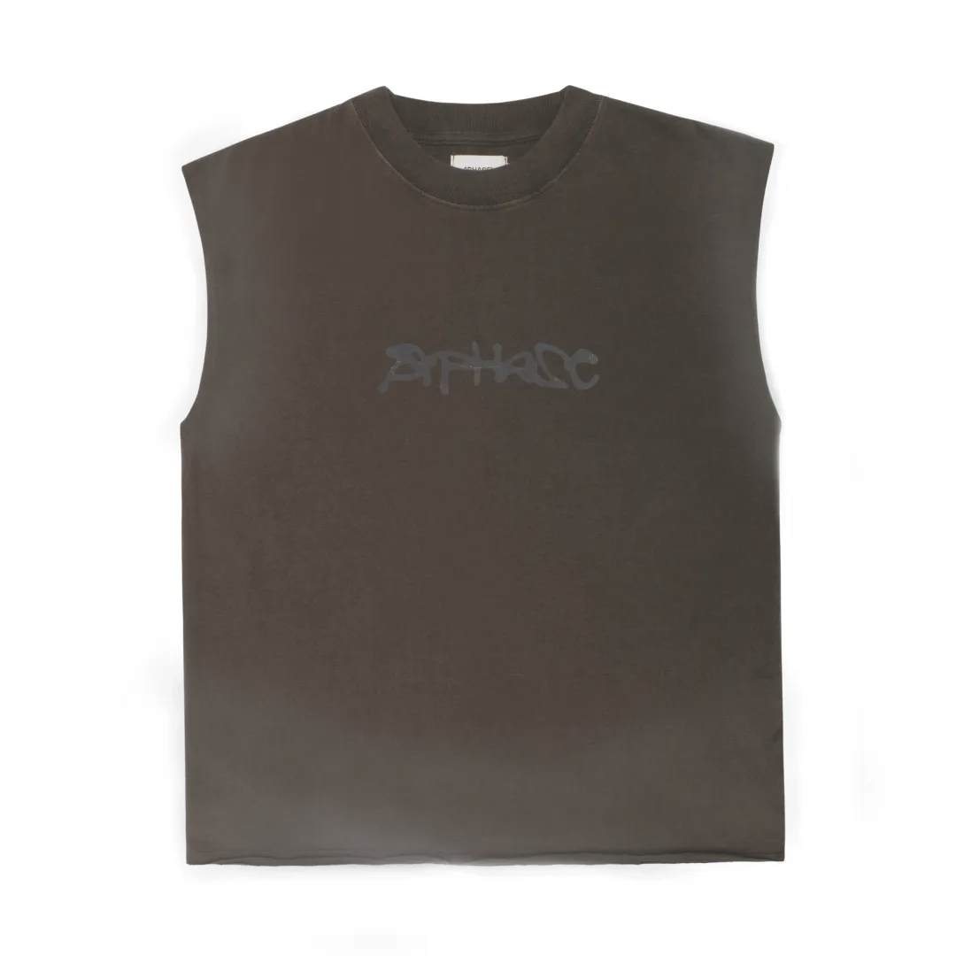 CAMISETA APHASE " SKETCH TANK TOP - STONED BROWN "