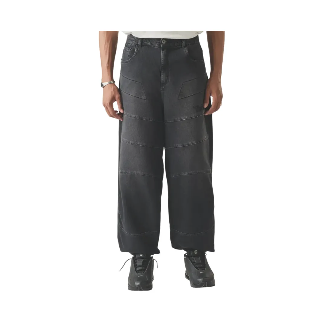 CALÇA THESAINT MAFIA " DENIM PANTS OVERSIZED JOGGER STRIPE "