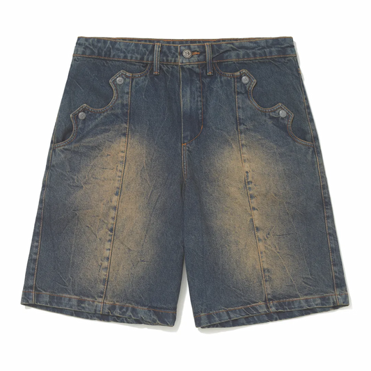SHORTS BARRA CREW " B GARÇA "
