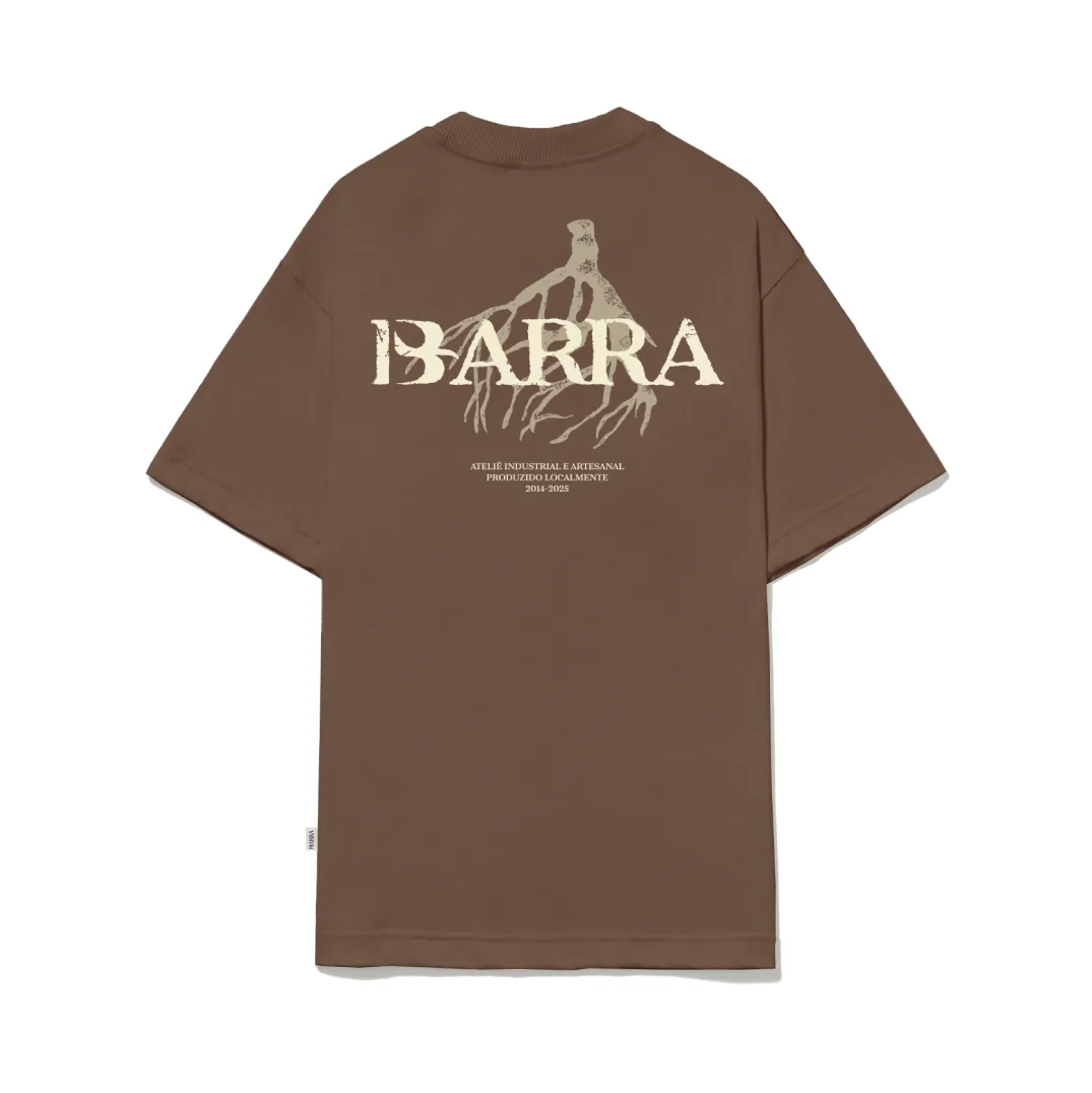 CAMISETA BARRA CREW " RAÍZES INSTITUCIONAL "