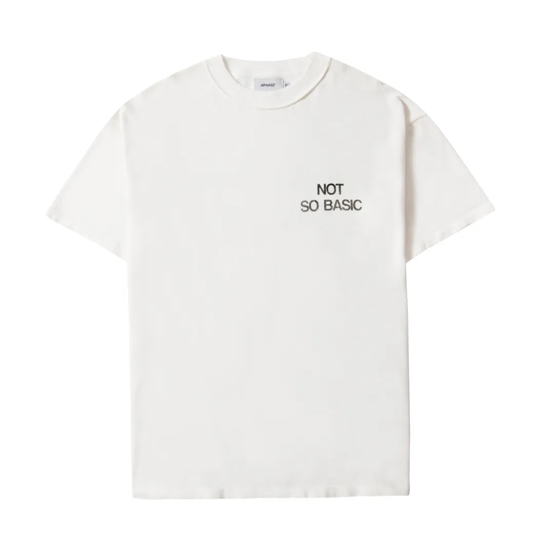 CAMISETA APHASE " NOT SO BASIC T-SHIRT - USED BLACK " (Cópia)